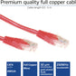 3m Cat6 UTP Rood