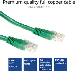 3m Cat6 UTP Groen