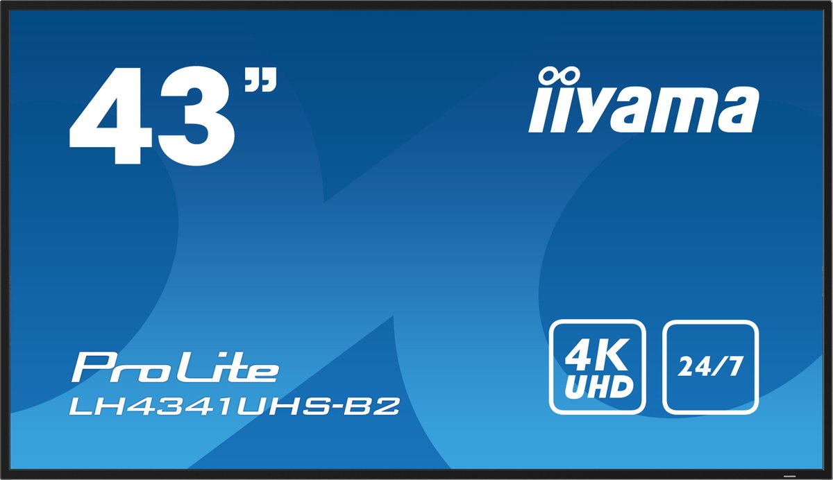LH4341UHS-B2 Zwart - 43" 4K monitor