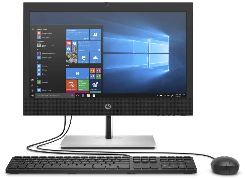 ProOne 400 G6  19,5" | 8GB | 256GB SSD | i5-10500T - Refurbished All-In-One PC's - Intel Core i5 - 256GB SSD - 1920x1080 (Full HD) - Windows 11 Pro