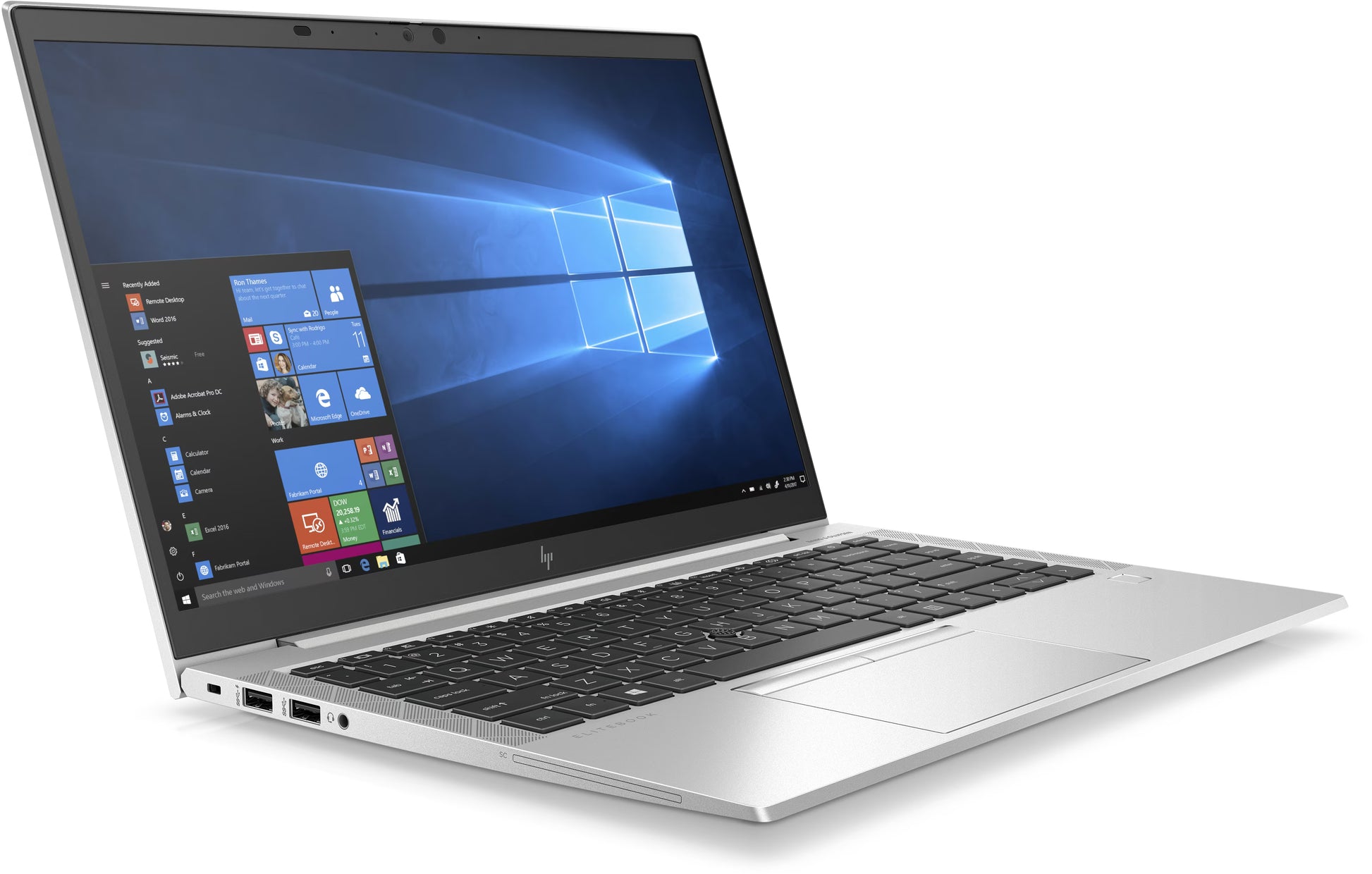 EliteBook 845 G7 (Duits Toetsenbord) 14" | 16GB | 256GB SSD | AMD Ryzen 7 Pro 4750U - Refurbished HP laptops - AMD Ryzen 7 - 256GB SSD - 1920x1080 (Full HD) - Windows 11 Pro