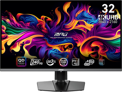 MPG 321URX QD-OLED Zwart | 31,5" | 3840x2160 (4K)