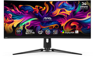 MAG 341CQP QD-OLED Zwart | 34" Monitor
