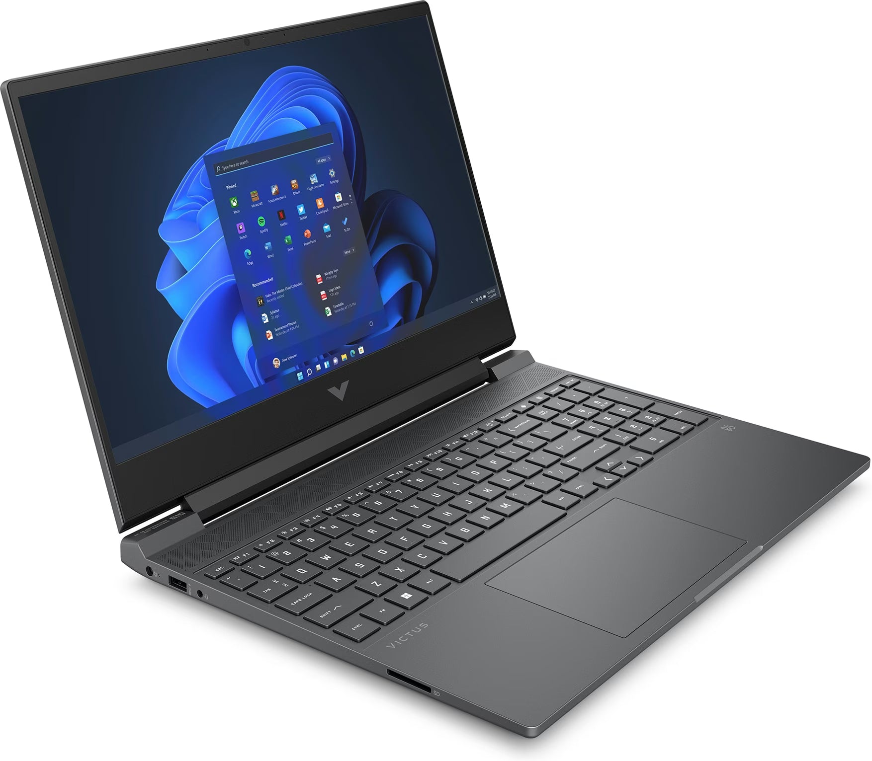 Victus 15-fb0240nd 15,6" | 16GB | 512GB SSD | AMD Ryzen 5 8645HS | GeForce RTX 4060 - Refurbished 15 inch laptops - AMD Ryzen 5 - 512GB SSD - 1920x1080 (Full HD) - Windows 11 Home