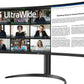 34WR55QK-B Zwart | 34" 3440x1440