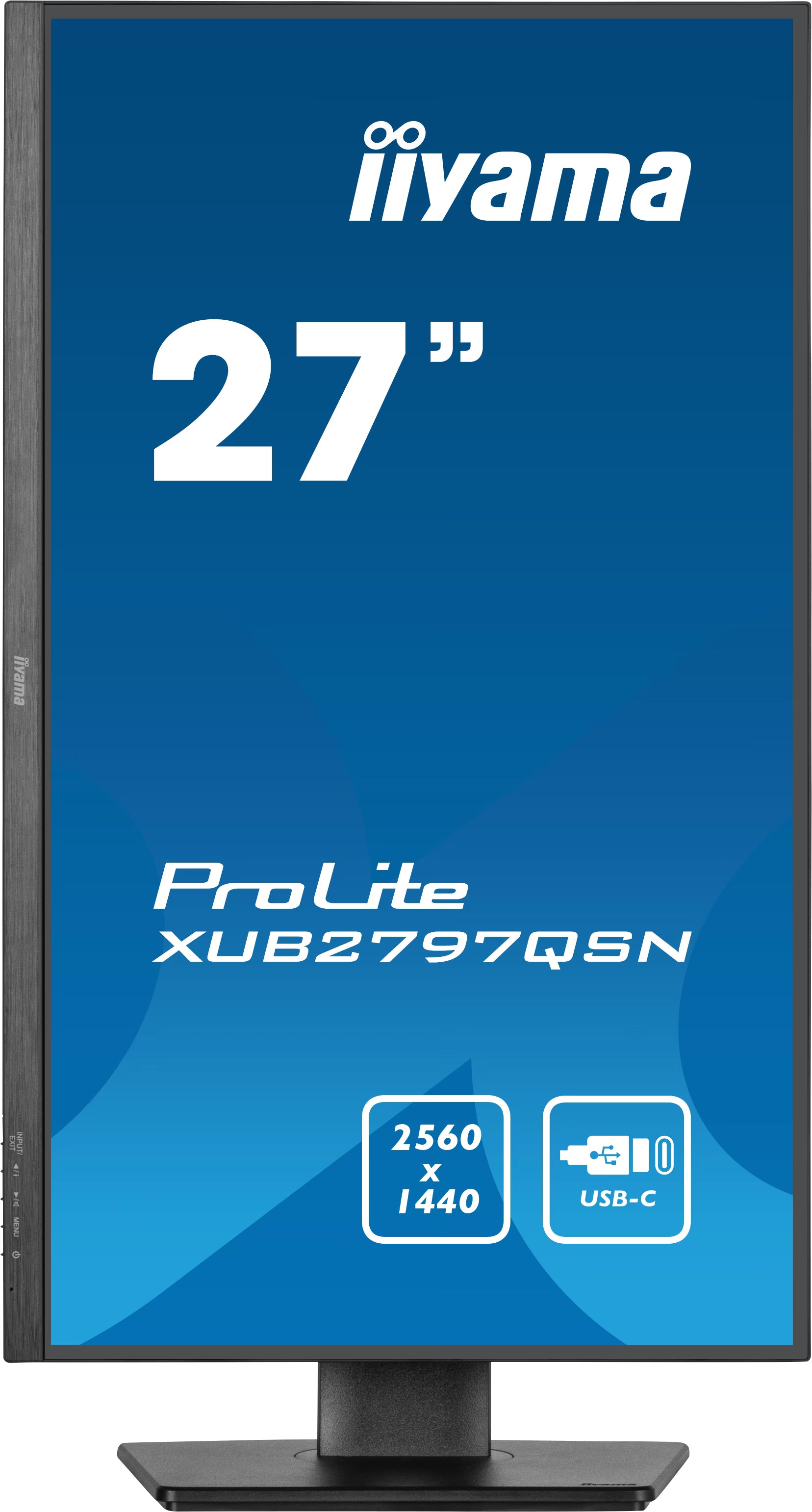 ProLite XUB2797QSN-B2 Zwart | 27" Quad HD monitor - Refurbished monitoren - 2560x1440 (Quad HD)