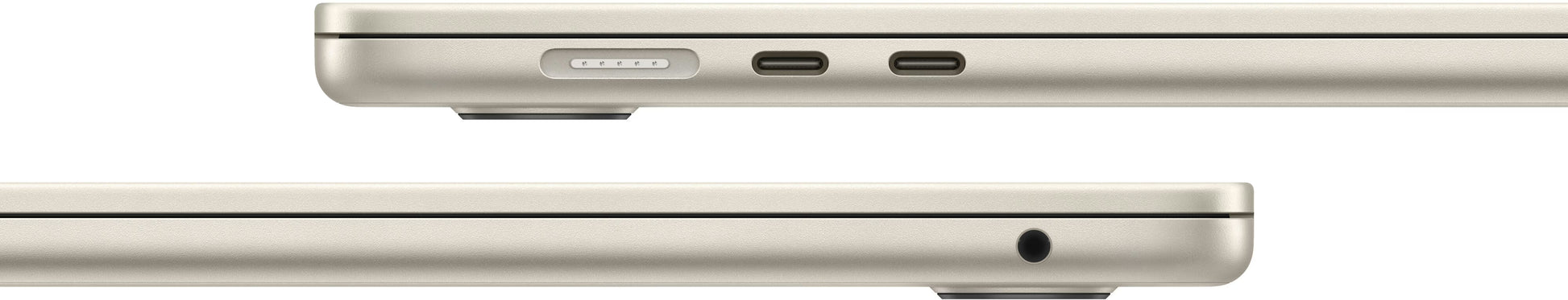 MacBook Air 2025 (Belgisch Toetsenbord) 15" | 16GB | 256GB | M4 10-Core | GPU M4 10-Core (Beige) - Refurbished Apple producten - Apple M4 - 256GB SSD - 2880x1864 - MacOS Tahoe