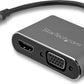 USB-C naar VGA en HDMI adapter 2-in-1 4K 30Hz space grijs