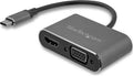 USB-C naar VGA en HDMI adapter 2-in-1 4K 30Hz space grijs