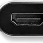 USB-C naar VGA en HDMI adapter 2-in-1 4K 30Hz space grijs