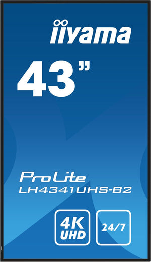 LH4341UHS-B2 Zwart - 43" 4K monitor