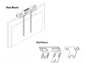 Poly Studio X30 VESA and Wall Mount