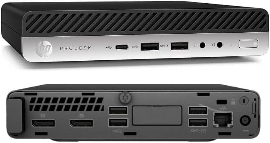 Prodesk 600 G5 mini PC| 8GB | 128GB SSD | i3-8100T - Refurbished desktops - Intel Core i3 - 128GB SSD - Windows 11 Pro