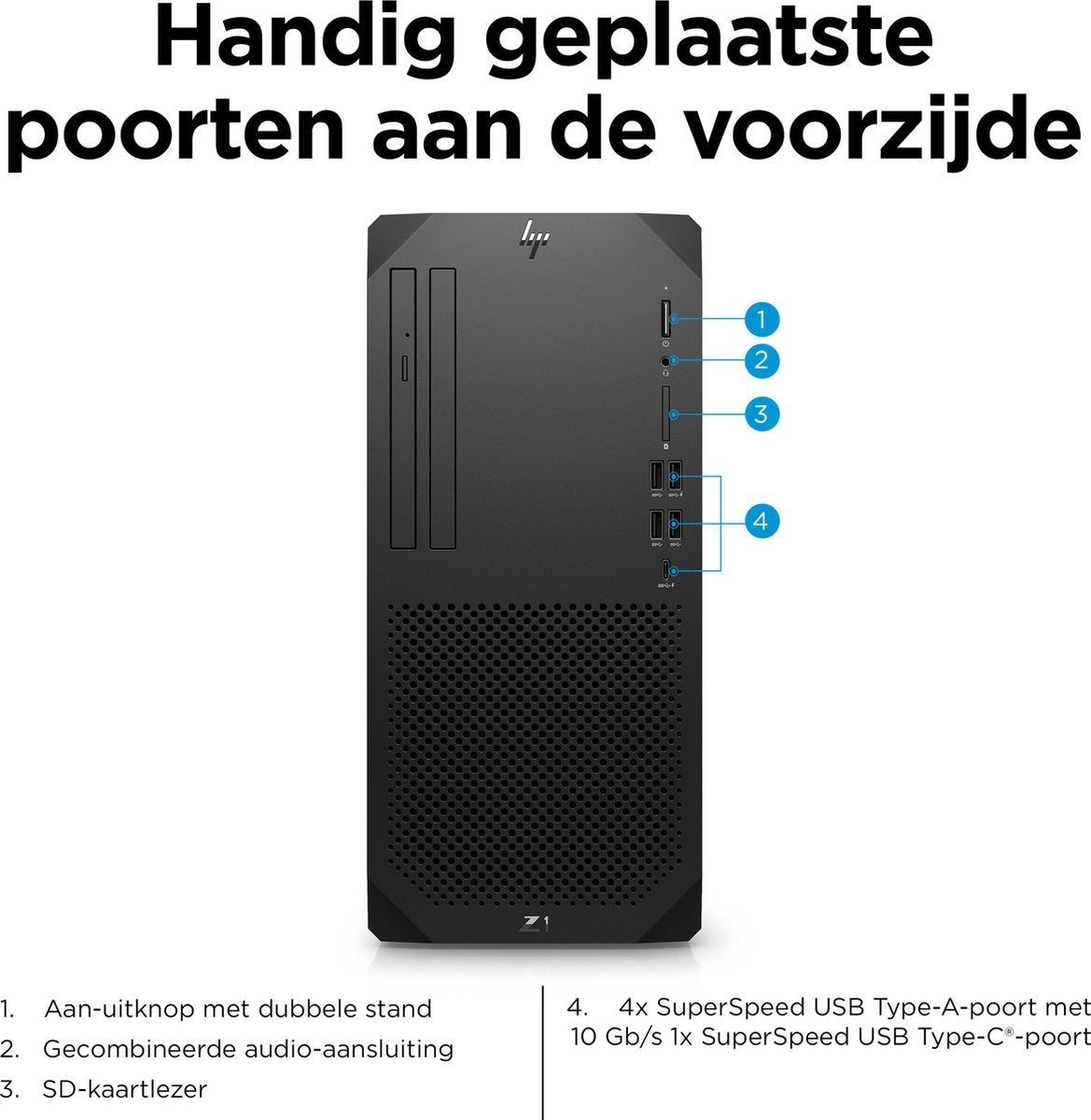 Z1 G9 Tower | 16GB | 512GB SSD | i7-12700 - Refurbished desktops - Intel Core i7 - 512GB SSD - Windows 11 Pro