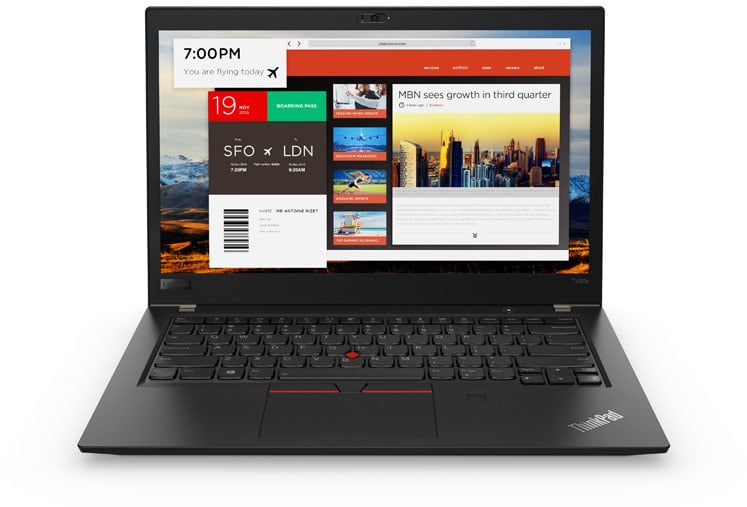 ThinkPad T480s (Touch) (Duits Toetsenbord) 14" | 16GB | 512GB SSD | i7-8650U - Refurbished laptop - Intel Core i7 - 512GB SSD - 1920x1080 (Full HD) - Windows 11 Home