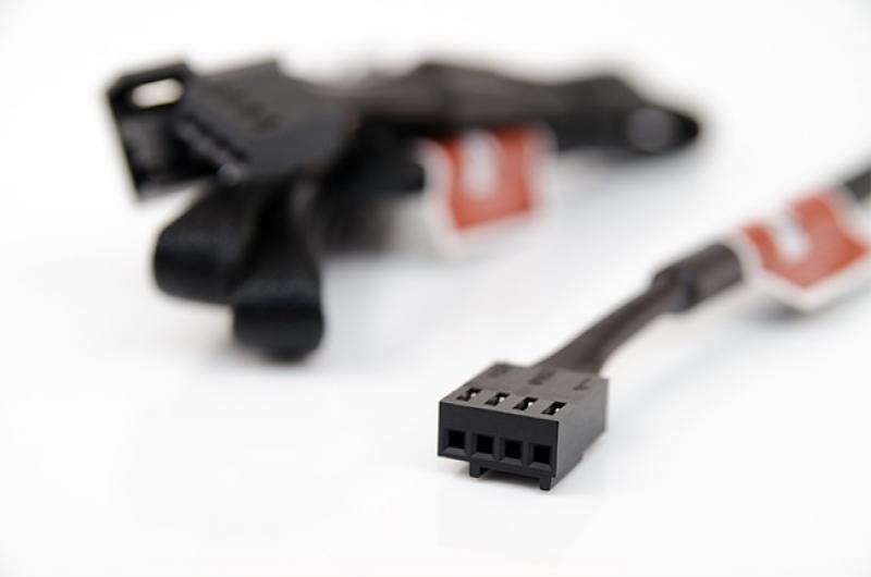 NA-SEC1 4-Pin Extension Cable (set van 3) Zwart
