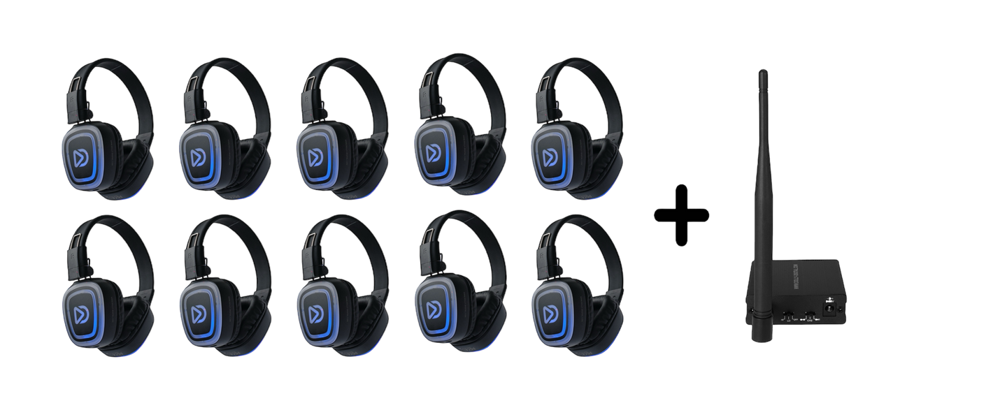 10x type FD Headsets + Premium T70 zender